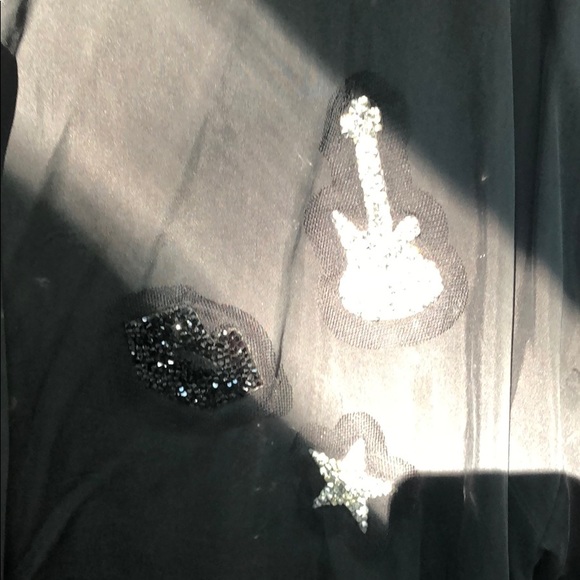 Zara silk like blouse with sequin appliqué - Picture 2 of 4